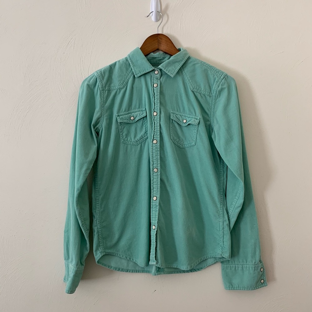 American Eagle Corduroy Button-Down Size S